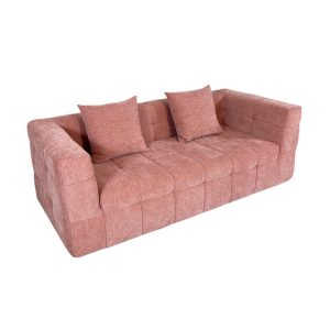 Home Living Room Furniture Cotton Linen Velvet Fabric Compressed Couch – Small Packing Sofa Set for Batch Sale