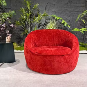 Shunlinghang Modern Minimalist Sponge Fabric Compression Sofa – Lazy Single Person Leisure Sofa Chair Armchair