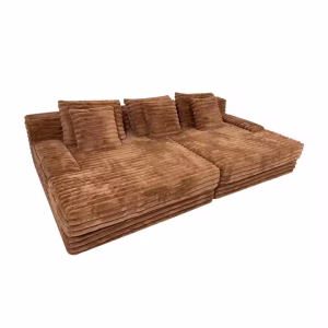 Modern Fashion Compression Sofa – Large Size Vacuum-Packed Velvet Sofa Bed with Customizable Options